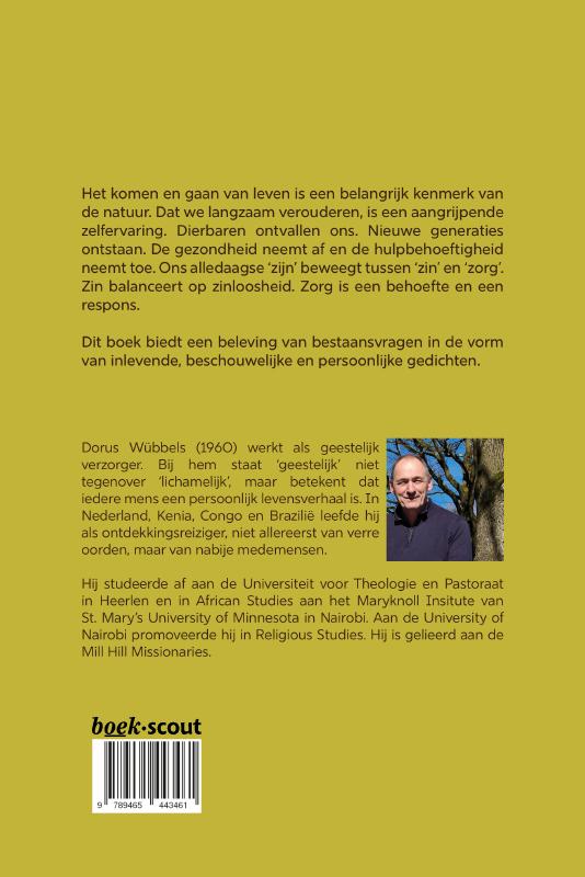 Achterkant van Zijn, Zin, Zorg
