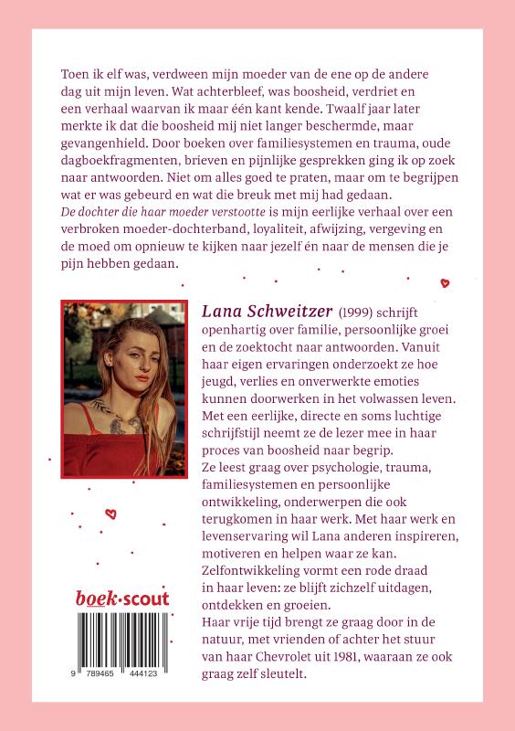 Achterkant van De dochter die haar moeder verstootte