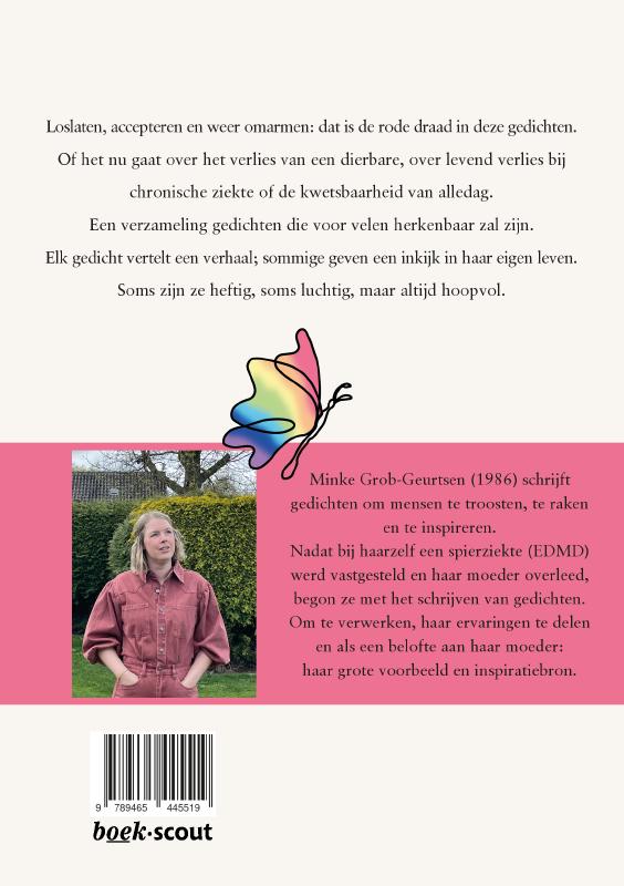 Achterkant van Regenboog zonder regen