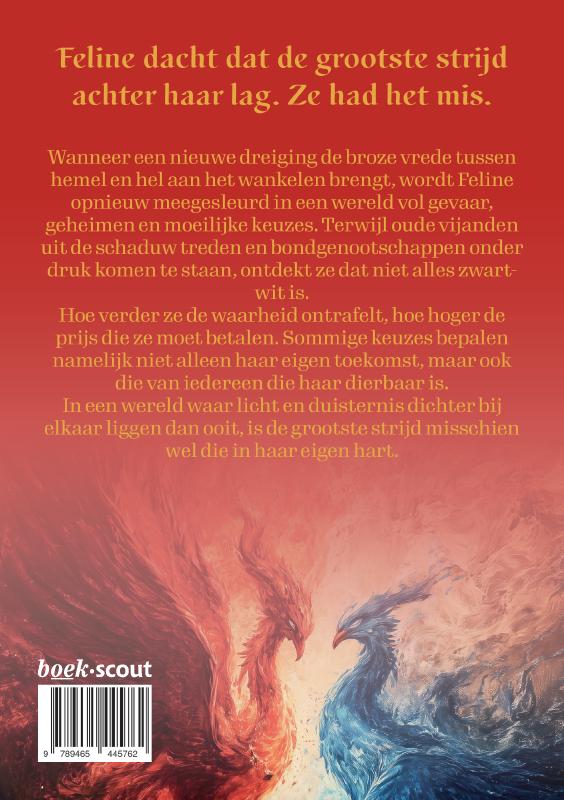 Achterkant van Haar vlam, zijn ijs