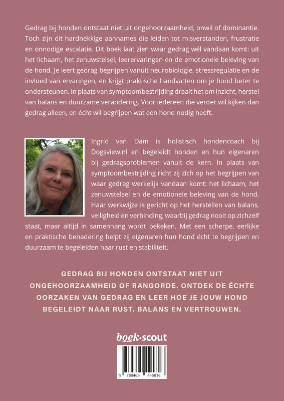 Achterkant van De psychologie van de hond