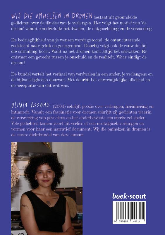 Achterkant van Wij die omhelzen in dromen