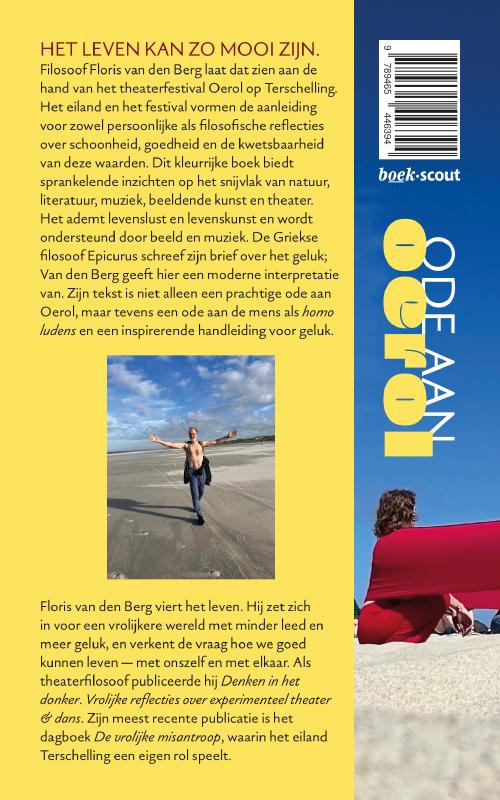 Achterkant van Ode aan Oerol