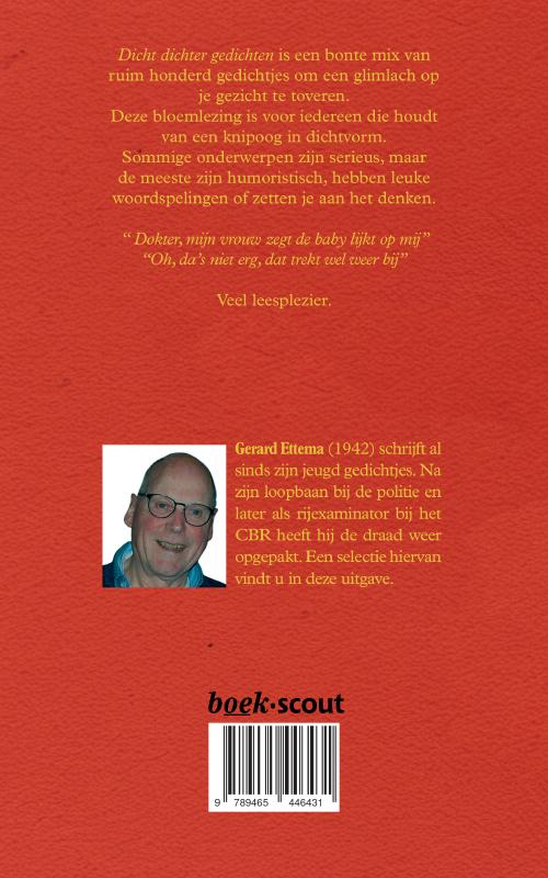 Achterkant van Dicht dichter gedichten