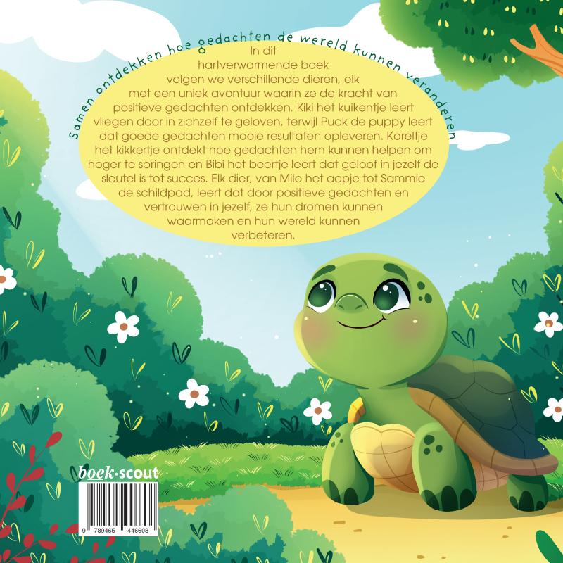 Achterkant van De magie van denken: avonturen van dappere dieren