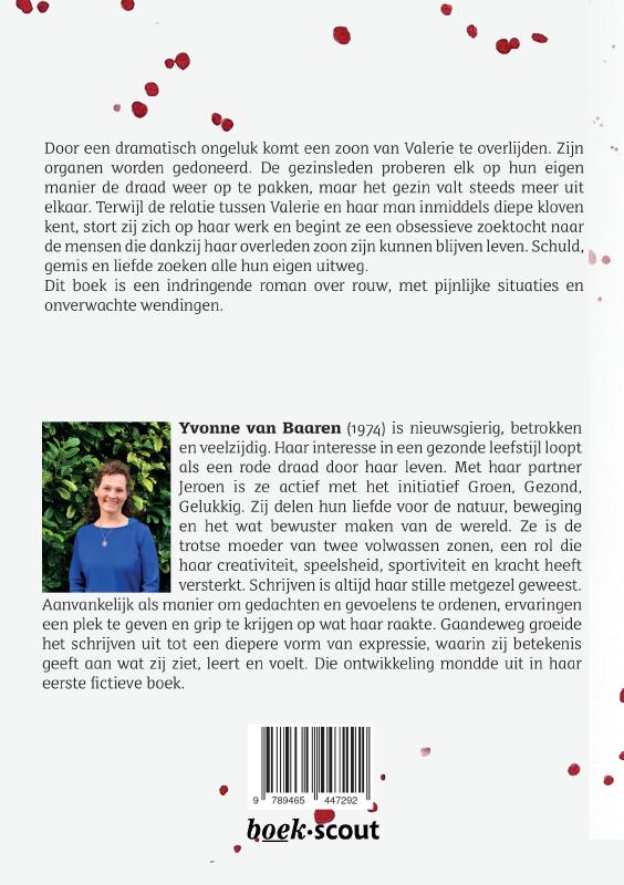 Achterkant van Uiteengespat
