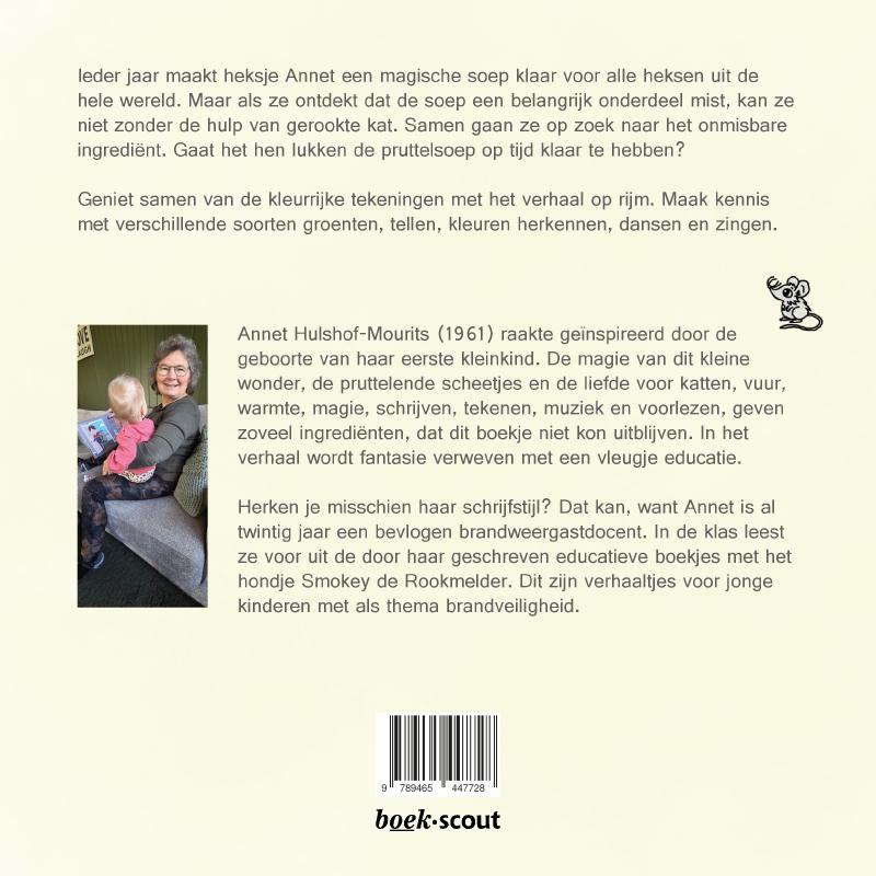 Achterkant van De gerookte kat en de heksenpruttelsoep