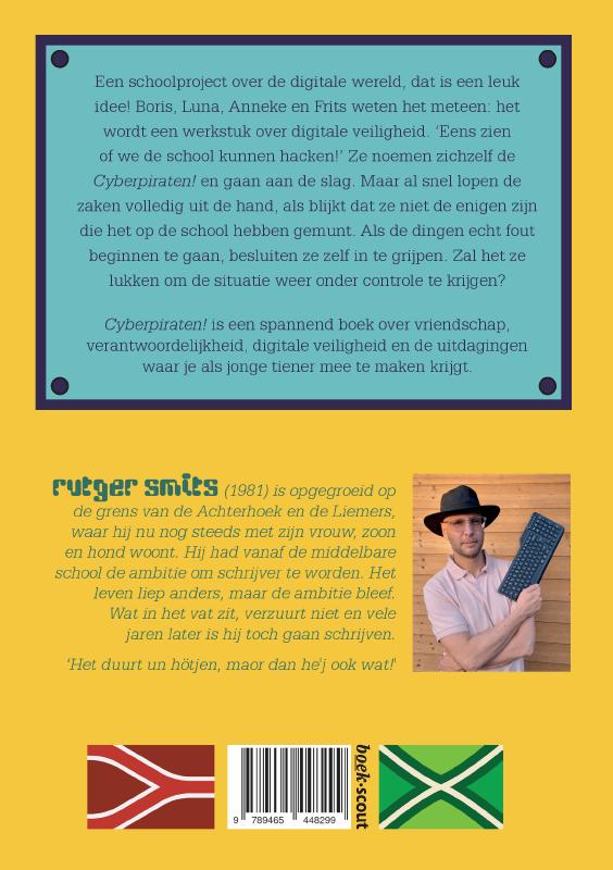 Achterkant van Cyberpiraten!