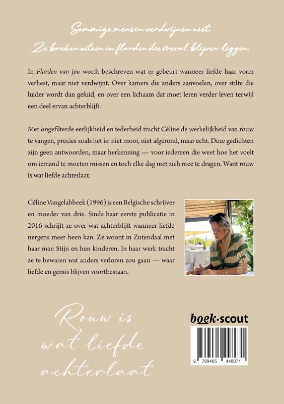 Achterkant van Flarden van jou