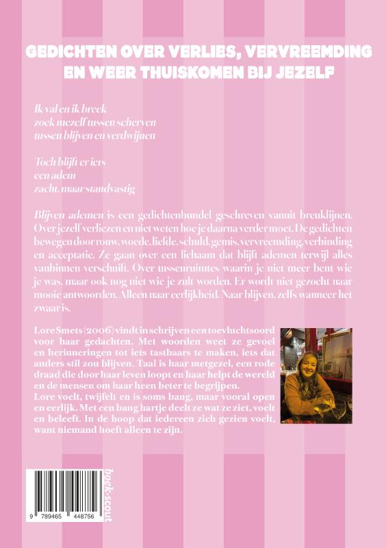Achterkant van Blijven ademen