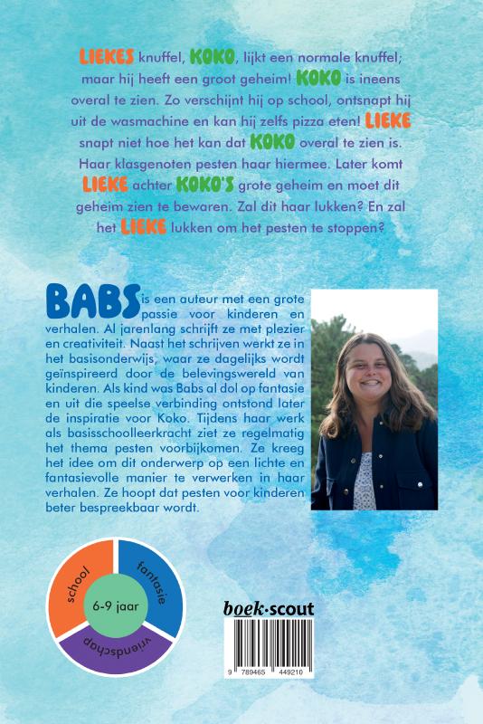 Achterkant van Lieke en het geheim van Koko
