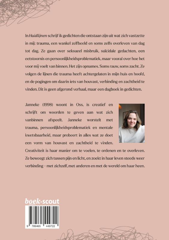 Achterkant van Huidlijnen