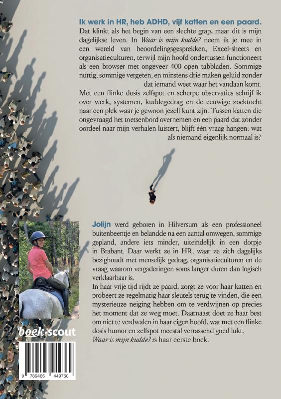 Achterkant van Waar is mijn kudde?