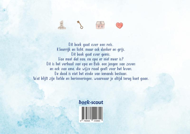 Achterkant van Het huisje in mijn hart