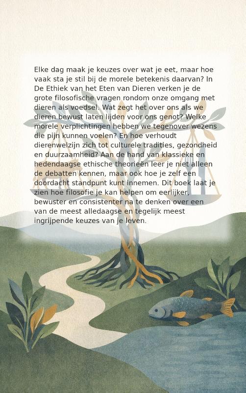 Achterkant van De Ethiek van het Eten van Dieren