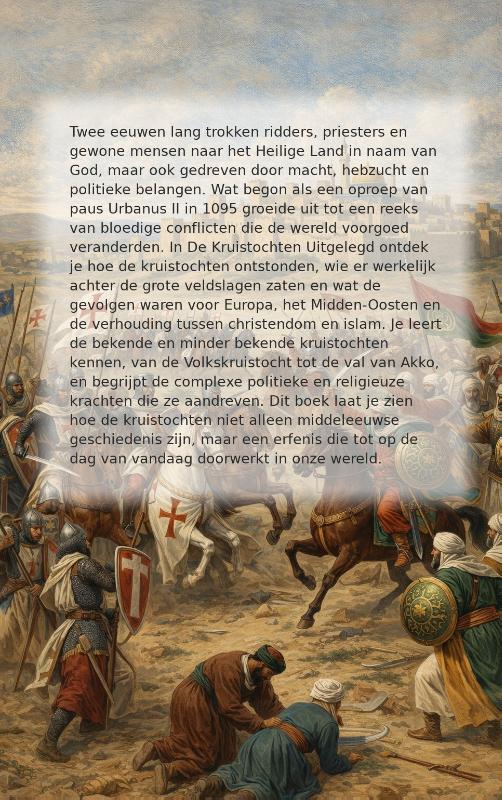 Achterkant van De Kruistochten Uitgelegd