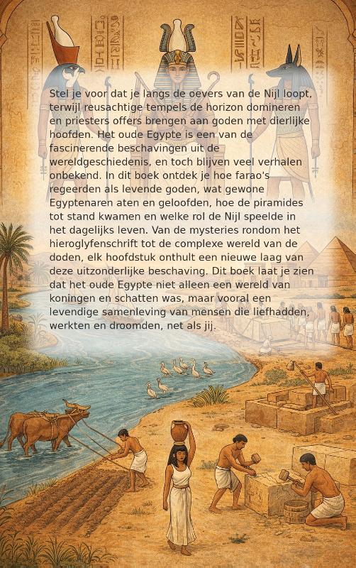Achterkant van Het Oude Egypte voor Nieuwsgierigen