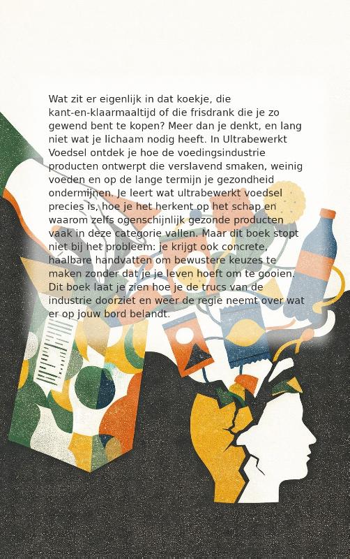 Achterkant van Ultrabewerkt Voedsel