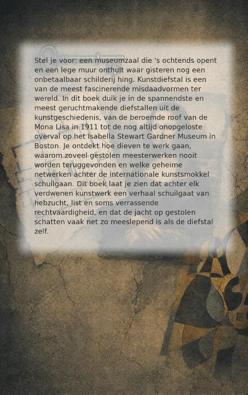 Achterkant van Gestolen Meesterwerken