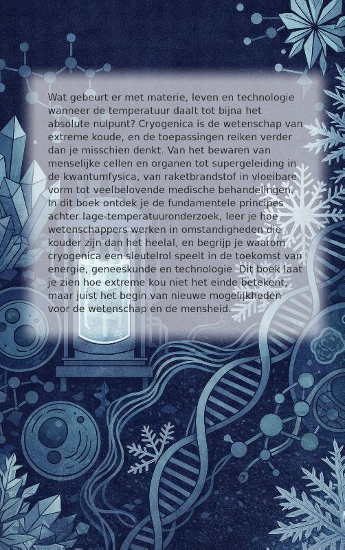 Achterkant van De Wetenschap van Cryogenica