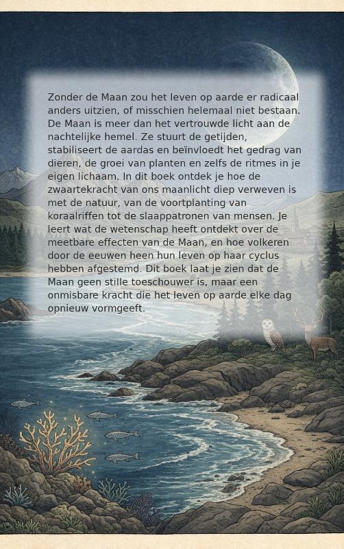 Achterkant van Hoe de Maan het Leven op Aarde Bepaalt