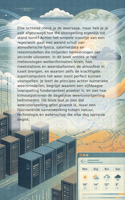 Achterkant van Hoe het Weer Voorspeld Wordt