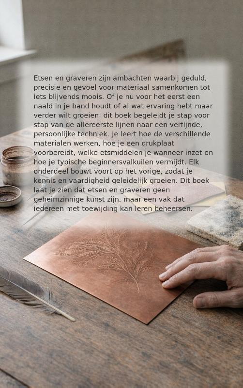 Achterkant van Starten met Etsen en Graveren