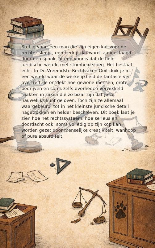 Achterkant van De Vreemdste Rechtzaken Ooit