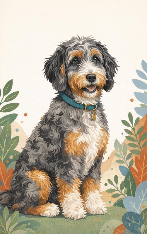Achterkant van Alles over de Aussiedoodle
