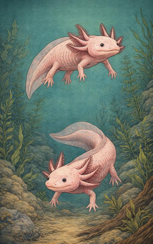 Achterkant van Alles over Axolotls