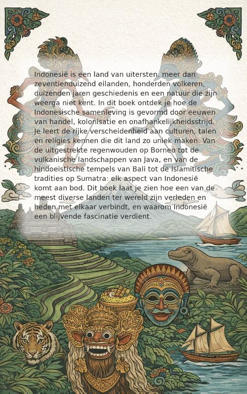Achterkant van Alles over Indonesië