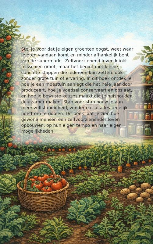Achterkant van Starten met Zelfvoorzienend Leven