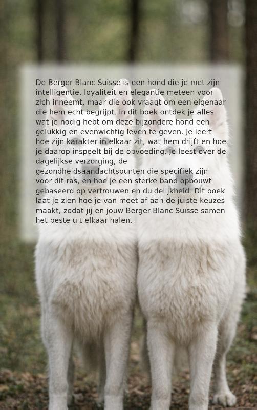 Achterkant van Alles over de Berger Blanc Suisse