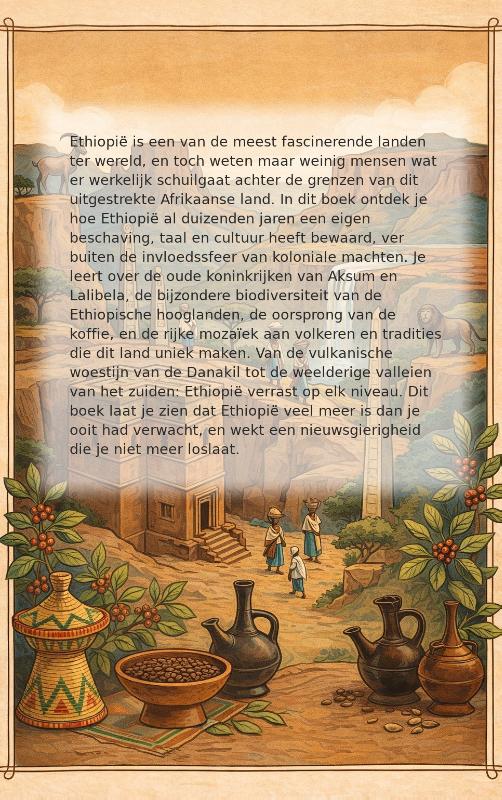 Achterkant van Alles over Ethiopië