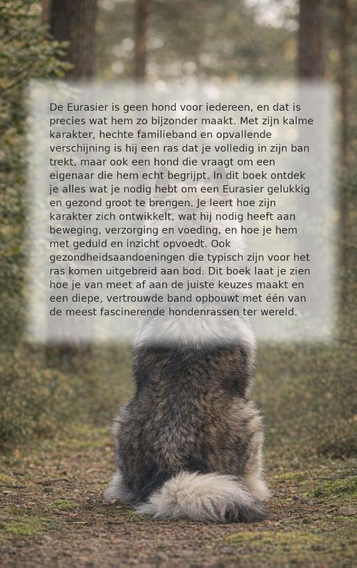 Achterkant van Alles over de Eurasier
