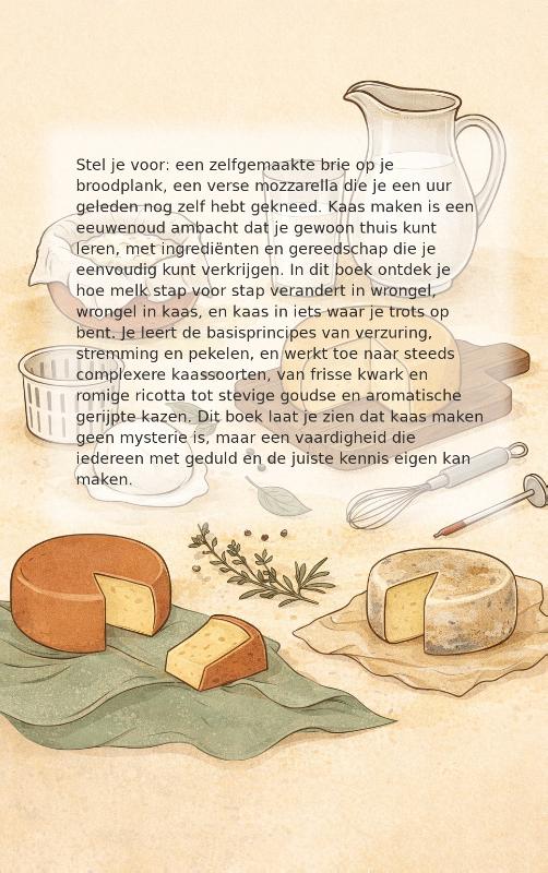 Achterkant van Starten met Kaas Maken Thuis