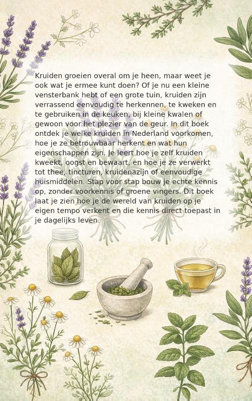 Achterkant van Starten met Kruidenkennis