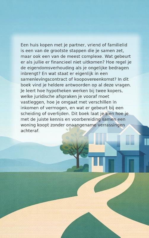 Achterkant van Samen een huis kopen