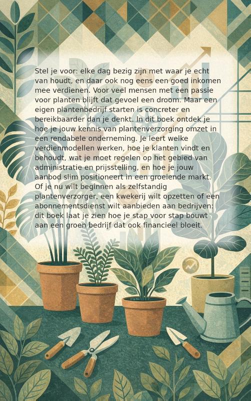 Achterkant van Geld verdienen met plantenverzorging
