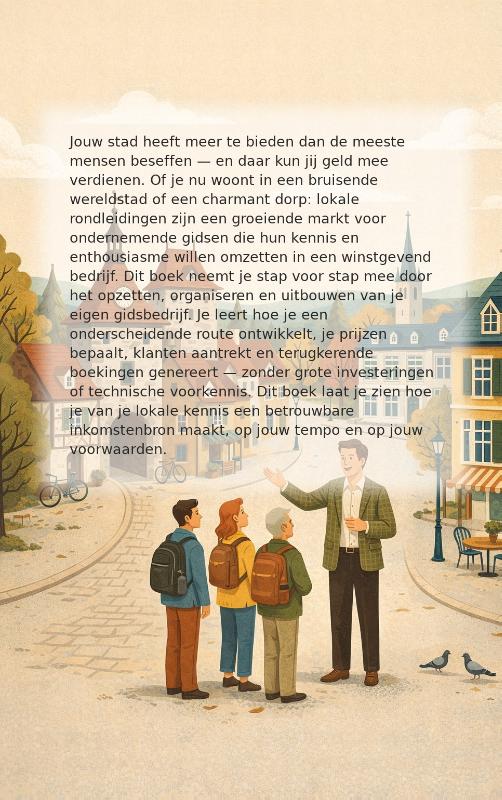 Achterkant van Geld verdienen met lokale rondleidingen