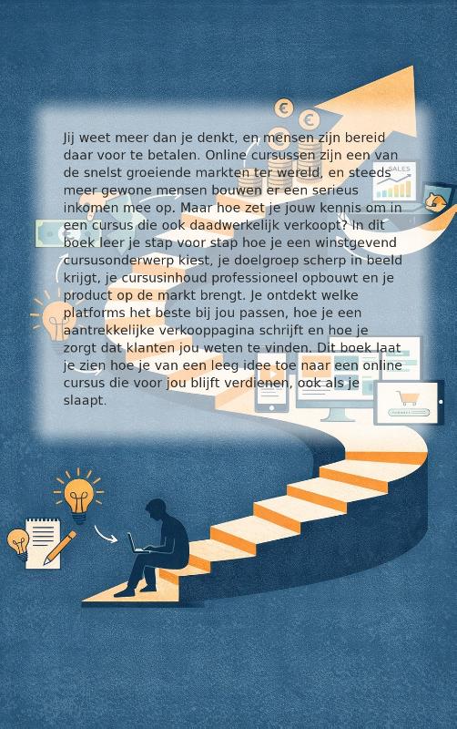 Achterkant van Geld verdienen met cursusverkoop