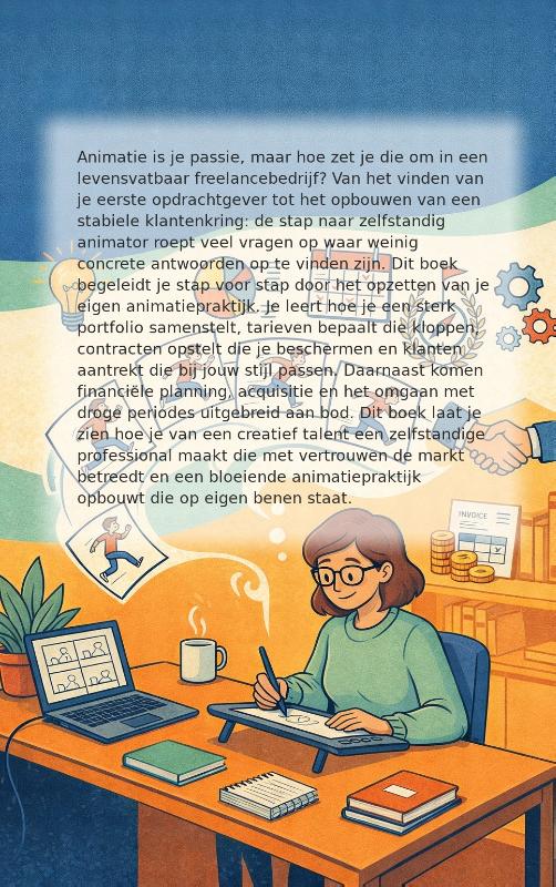 Achterkant van Hoe begin je als freelance-animator