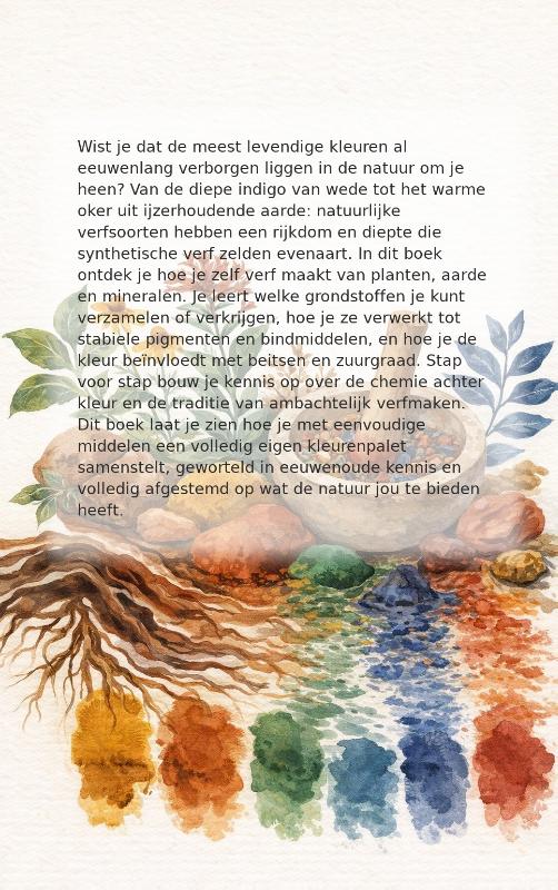 Achterkant van Maak je eigen natuurlijke verfsoorten