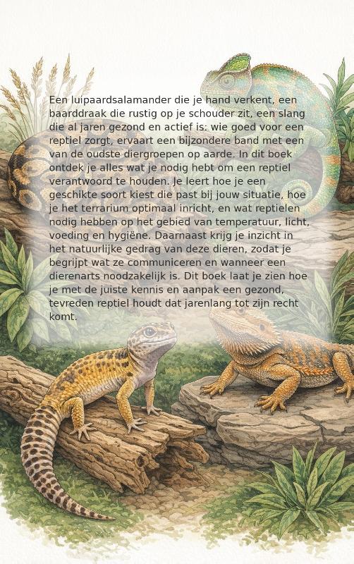 Achterkant van Reptielen als huisdier