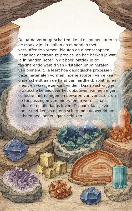 Achterkant van Alles over kristallen en mineralen