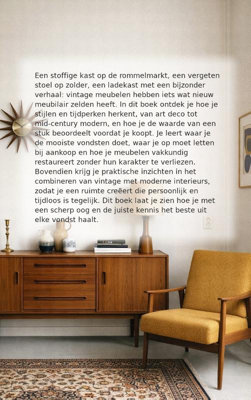 Achterkant van Alles over vintage meubelen