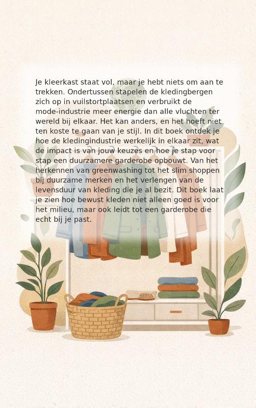 Achterkant van Duurzame mode keuzes