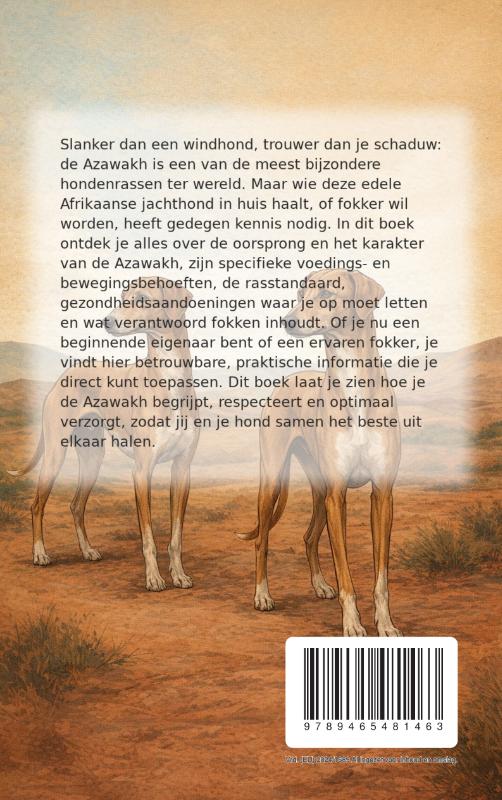 Achterkant van Alles over de Azawakh