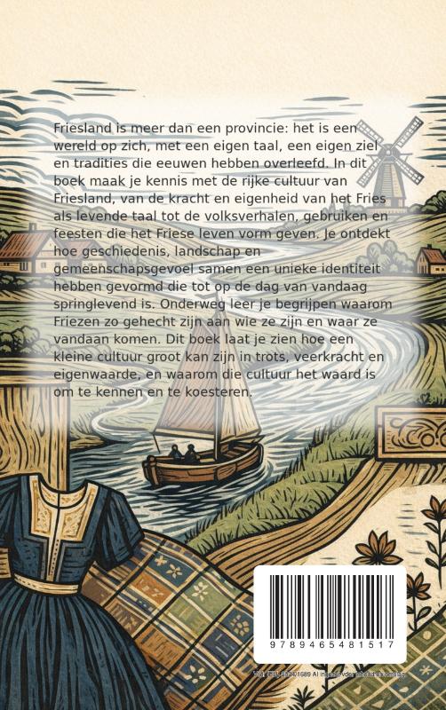 Achterkant van De Cultuur van Friesland