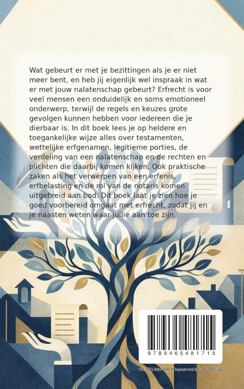 Achterkant van Alles over het Erfrecht